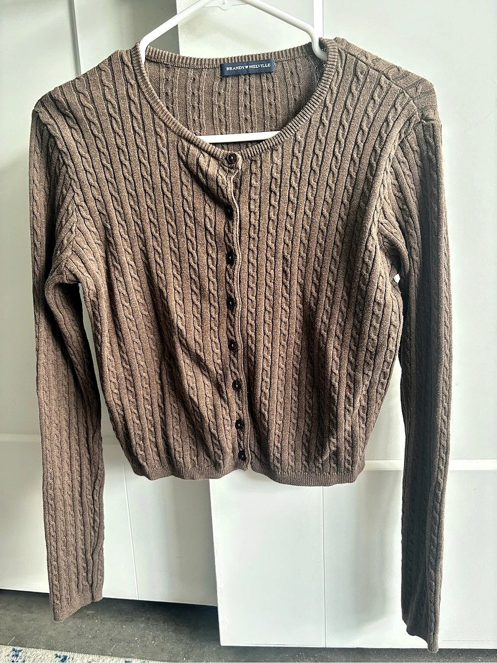 Brandy Melville Cable Knit Cardigan